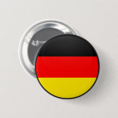 Duitse vlag ronde button 5,7 cm (Voorkant /achterkant)