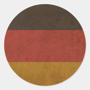 -Duitse vlag Ronde Sticker