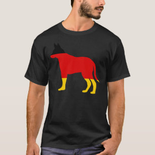 Duitse vlag Shepherd Dog T-shirt