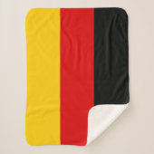 Duitse vlag sherpa deken (Voorkant)
