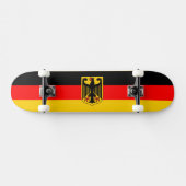Duitse vlag skateboard (Horizontaal)