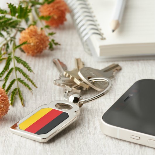 Duitse vlag sleutelhanger (Zijkant)