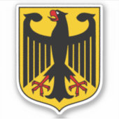 Duitse vlag sticker (Voorkant)