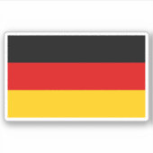 Duitse vlag sticker (Voorkant)