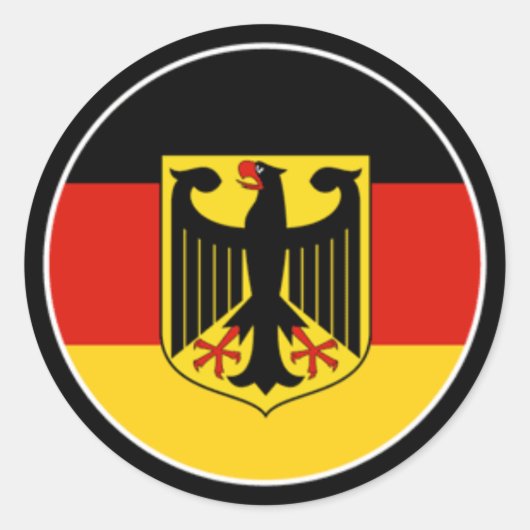 Duitse vlag Stickers door Burton (Voorkant)