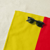 Duitse vlag strandlaken (In situ)