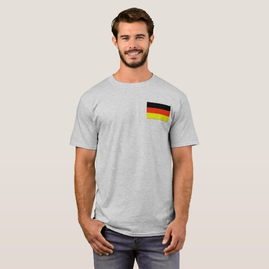 Duitse vlag T-shirts en cadeaus (Voorkant volledig)