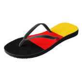 Duitse vlag teenslippers (Schuin)