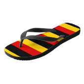 Duitse vlag teenslippers (Schuin)