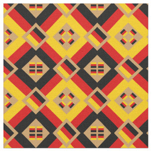 Duitse vlag & Trendy Germany Fabric mode GLD Stof
