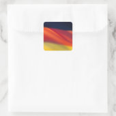 Duitse vlag vierkante sticker (Tas)