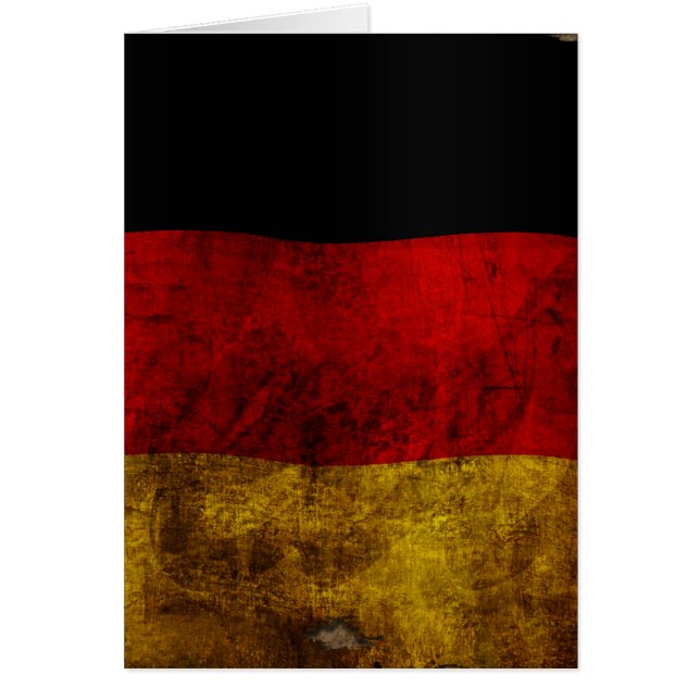 Duitse Vlag - Vintage (Voorkant)