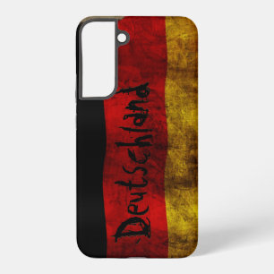 Duitse Vlag - Vintage Samsung Galaxy Hoesje