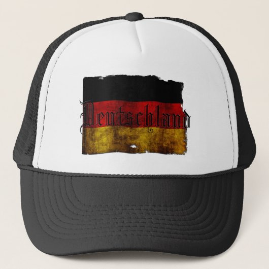 Duitse vlag - Vintage... Trucker Pet (Voorkant)