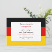 Duitse vlag, vlag van Duitsland Huwelijk Kaart (Staand voorkant)