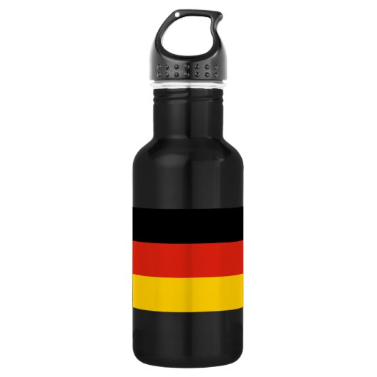 Duitse vlag waterfles  (Voorkant)