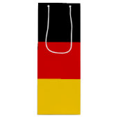 Duitse vlag wijn cadeautas (Voorkant)