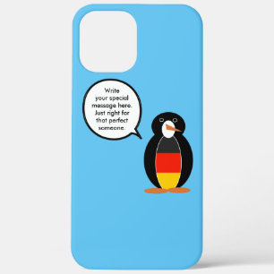 Duitse Vlag Wilde Dieren Pinguïn Persoonlijk Cadea iPhone 12 Pro Max Hoesje