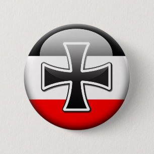 Duitse vlag WWWI Ronde Button 5,7 Cm