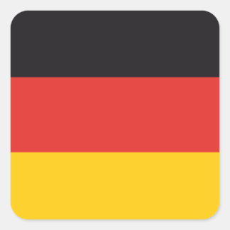 Duitse Vlag x20 stickers Duitse vierkante vlag