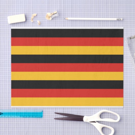 DUITSE VLAGKLEUREN + uw ideeën Tissuepapier (Craft)