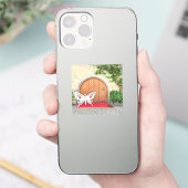 Duitse vlinderdeur sticker (Telefoon)