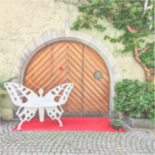 Duitse vlinderdeur sticker (Voorkant)