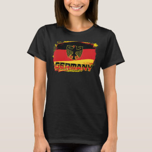 Duitse voetbalbond Soccer Duitse vlag Grafisch T-shirt