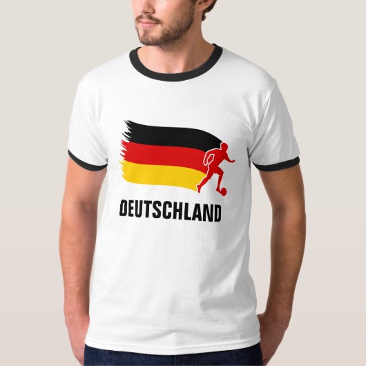Duitse voetbalvlag t-shirt (Voorkant)