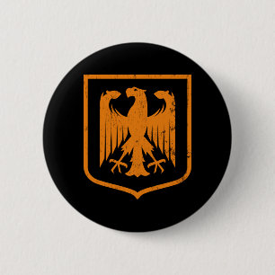 Duitse wapenschild Eagle - Deutschland Ronde Button 5,7 Cm