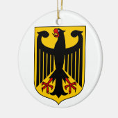 Duitse wapenschild keramisch ornament (Links)