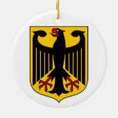 Duitse wapenschild keramisch ornament (Achterkant)