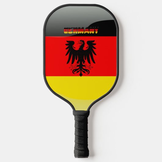 Duitse wapenschild pickleball paddle (Voorkant)