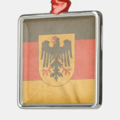 Duitse wapenvlag metalen ornament (Links)