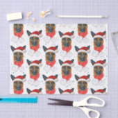 Duitse Waterverf Hondenrassen Kerstmis Tissuepapier (Craft)