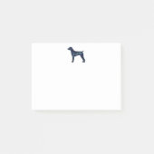 Duitse waterverf Shorthaired Pointer Black Post-it® Notes (Voorkant)