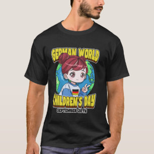 Duitse Wereld Kinderdag 20 september Cel T-shirt