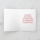 Duitse WH Pointer Open Gifts Kerstmis Feestdagen Kaart (Binnen)