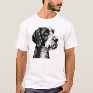 Duitse Wirehaire Pointer Dog T-shirt