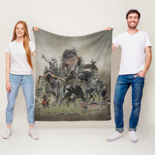 Duitse Wirehaire Pointer Fleece Blanket Deken