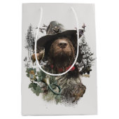 Duitse Wirehaire Pointer Medium Gift Bag Cadeauzakje (Voorkant)