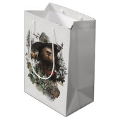 Duitse Wirehaire Pointer Medium Gift Bag Cadeauzakje (Achterkant Gekanteld)