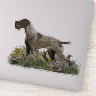 Duitse Wirehaire Pointer sticker
