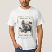 Duitse Wirehaire Pointer T-Shirt (Voorkant)