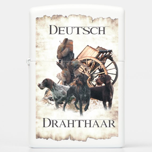 Duitse Wirehaire Pointers (Voorkant)