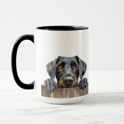 Duitse Wirehaired Pointer Dog Mok (Links)