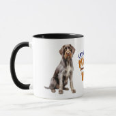 Duitse Wirehaired Pointer Dog You Make My Tail Wag Mok (Links)