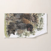 Duitse wirehaired pointers, De passie voor de jach Bad Handdoek (Handdoek)