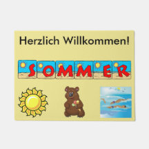 Duitse zomerwelkomstmat