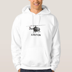 Duitse zwarte-vliegtuighelikopter hoodie